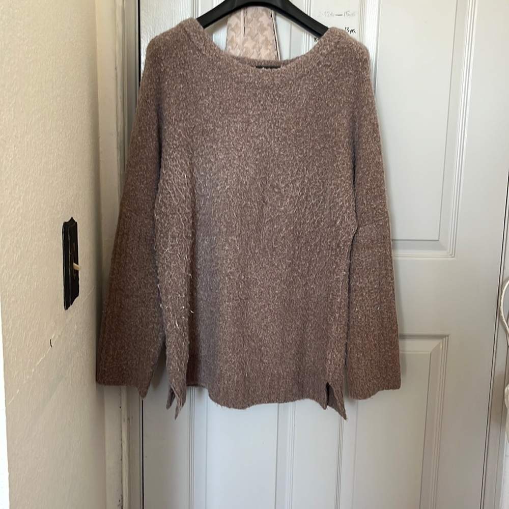anthropologie sleeping on snow sweater